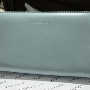 Coccinelle Blue Leather Wallet - New In Box